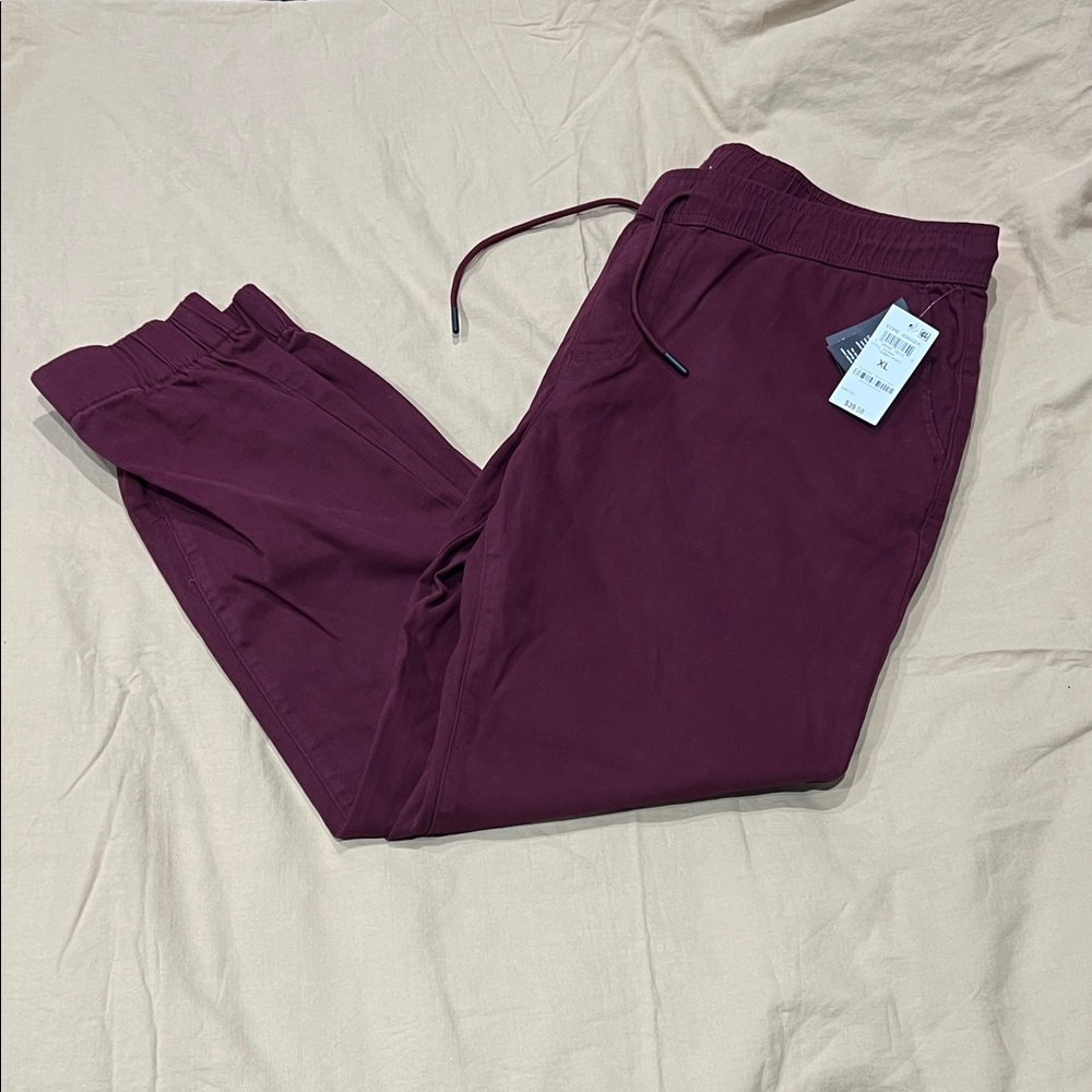 Men's Maroon Joggers